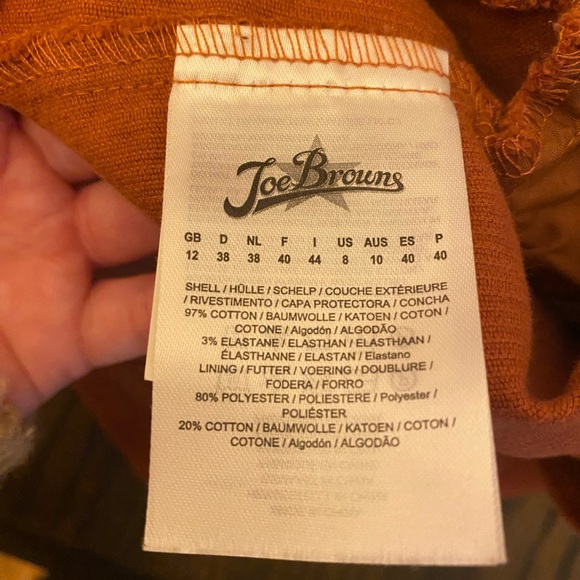 Burnt Orange Corduroy Overall Dress from ModCloth - Picture 8 of 9